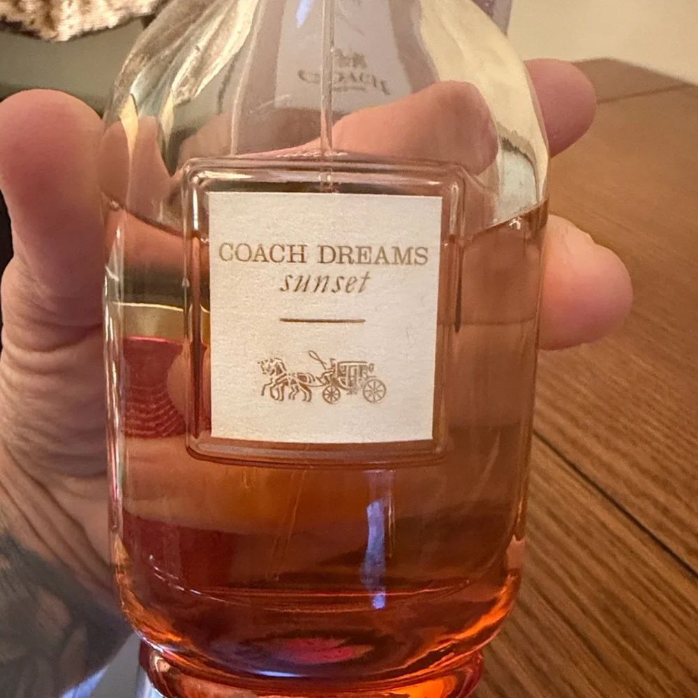 Coach Dreams Sunset Women's Perfume originally 3fl os - Pink and Gold Accents